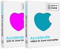 Accelerate DVD to Zune Converter + Video icon